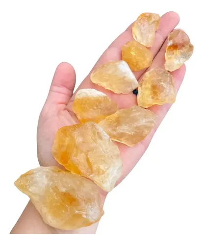 Cristal citrino bruto natural