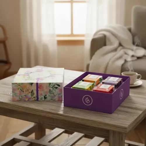 Kit presente com 4 velas perfumadas Chama de Ouro Alegria